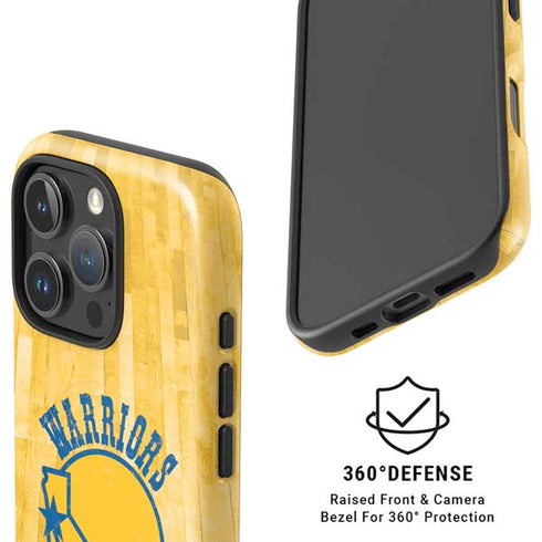 NBA Golden State Warriors Hardwood Classics iPhone 16 Pro Magsafe Impact Case