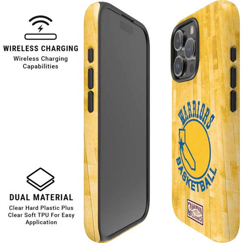 NBA Golden State Warriors Hardwood Classics iPhone 16 Pro Magsafe Impact Case