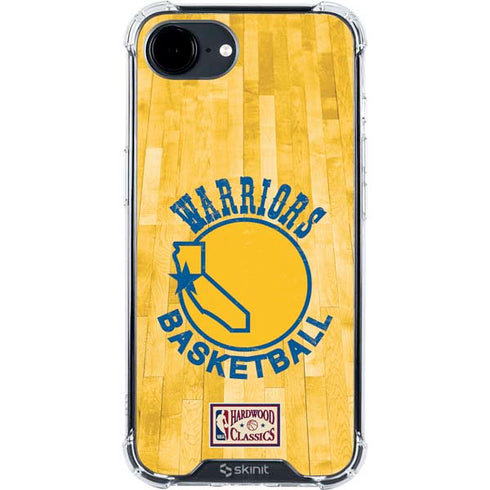 NBA Golden State Warriors Hardwood Classics iPhone 16e Clear Case