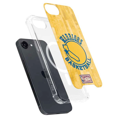 NBA Golden State Warriors Hardwood Classics iPhone 16e MagSafe Case