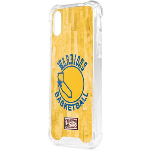 NBA Golden State Warriors Hardwood Classics iPhone XS Clear Case
