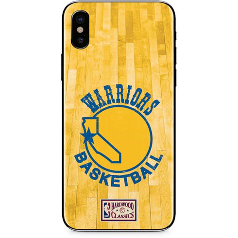NBA Golden State Warriors Hardwood Classics iPhone XS Skin