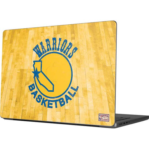 NBA Golden State Warriors Hardwood Classics MacBook Pro 14in (2021-24) Skin