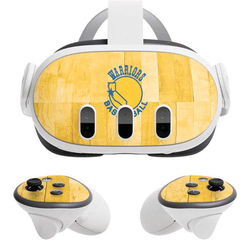 NBA Golden State Warriors Hardwood Classics Meta Quest 3 Skin