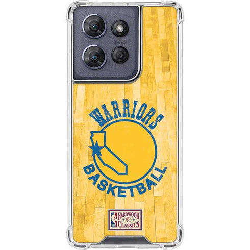 NBA Golden State Warriors Hardwood Classics Moto G 5G (2025) Clear Case