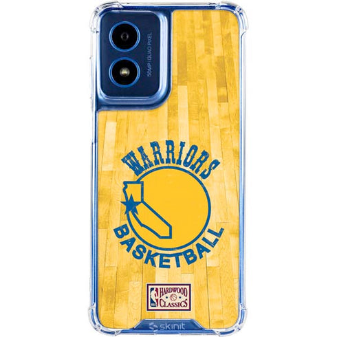 NBA Golden State Warriors Hardwood Classics Moto G Play 4G (2024) Clear Case