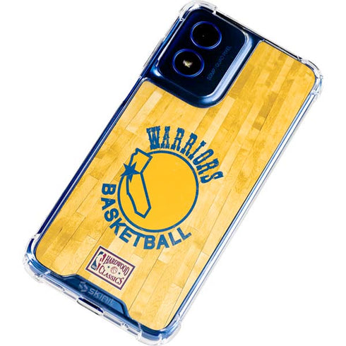 NBA Golden State Warriors Hardwood Classics Moto G Play 4G (2024) Clear Case