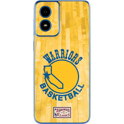NBA Golden State Warriors Hardwood Classics Moto G Play 4G (2024) Skin