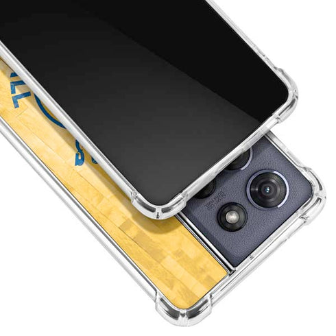 NBA Golden State Warriors Hardwood Classics Moto G Play 5G (2025) Clear Case