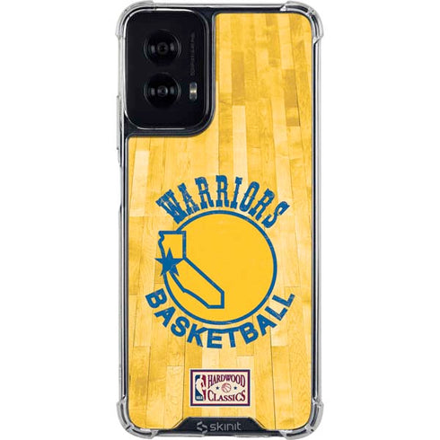 NBA Golden State Warriors Hardwood Classics Moto G Power 5G (2024) Clear Case
