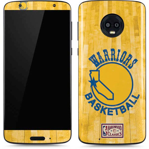 NBA Golden State Warriors Hardwood Classics Moto G6 Skin