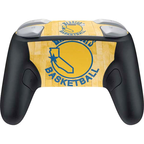 NBA Golden State Warriors Hardwood Classics Nintendo Switch 2 (2025) Pro Controller Skin