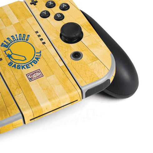 NBA Golden State Warriors Hardwood Classics Nintendo Switch OLED (2021) Skin