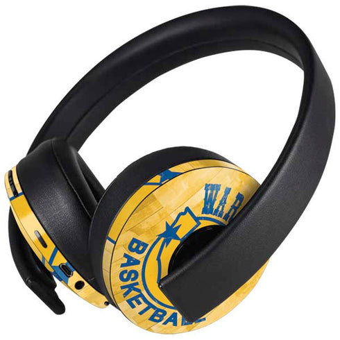 NBA Golden State Warriors Hardwood Classics PlayStation 4 Gold Wireless Headset Skin