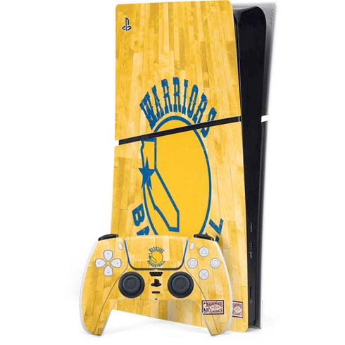 NBA Golden State Warriors Hardwood Classics PS5 Slim Digital Edition Bundle Skin