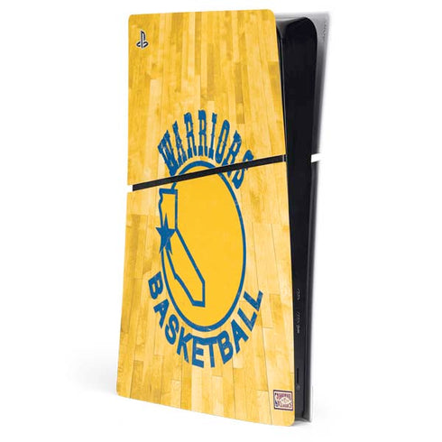 NBA Golden State Warriors Hardwood Classics PS5 Slim Digital Edition Console Skin