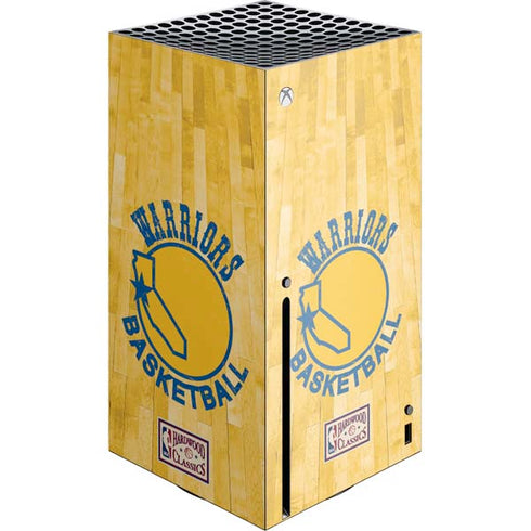 NBA Golden State Warriors Hardwood Classics Xbox Series X Console Skin