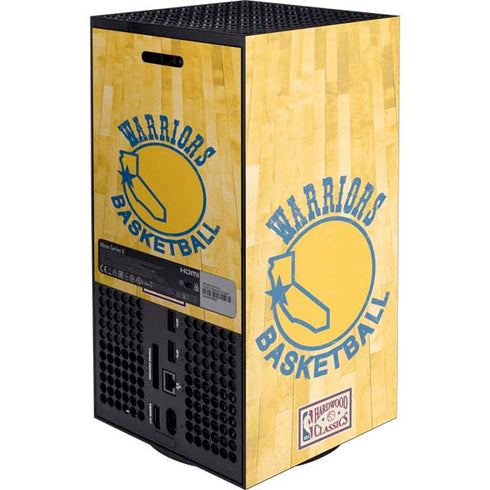 NBA Golden State Warriors Hardwood Classics Xbox Series X Console Skin