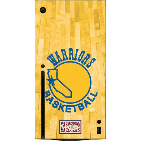 NBA Golden State Warriors Hardwood Classics Xbox Series X Console Skin