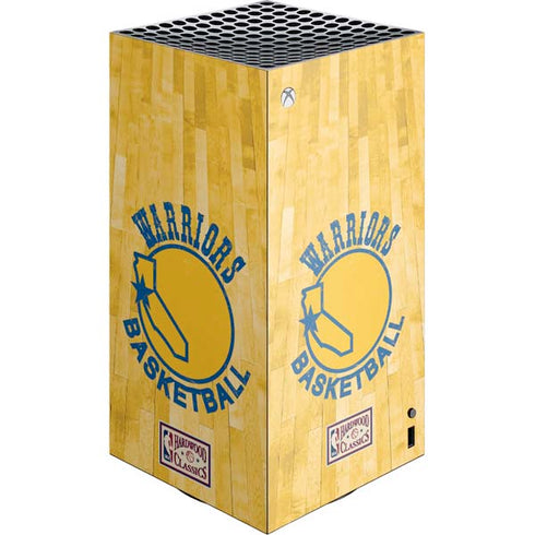 NBA Golden State Warriors Hardwood Classics XBox Series X Digital Edition Console Skin