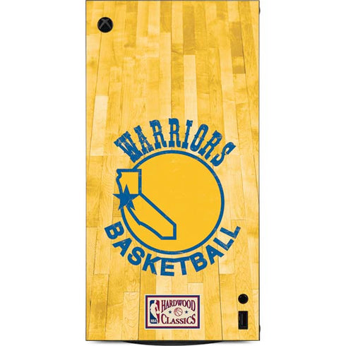 NBA Golden State Warriors Hardwood Classics XBox Series X Digital Edition Console Skin