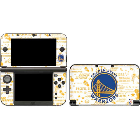 NBA Golden State Warriors Historic Blast 3DS XL 2015 Skin