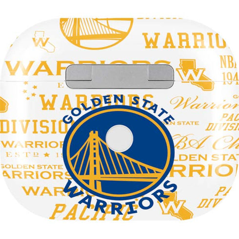 NBA Golden State Warriors Historic Blast Apple AirPods (3rd Gen 2021) Skin