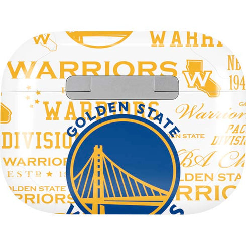 NBA Golden State Warriors Historic Blast Apple AirPods Pro Skin