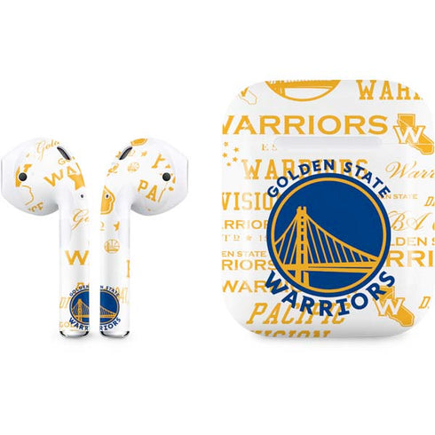 NBA Golden State Warriors Historic Blast Apple AirPods Skin