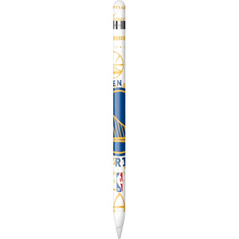 NBA Golden State Warriors Historic Blast Apple Pencil (1st Gen, 2017) Skin