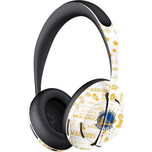 NBA Golden State Warriors Historic Blast Bose Noise Cancelling Headphones 700 Skin