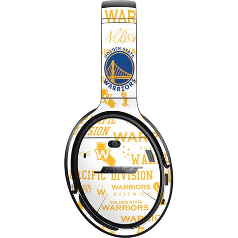NBA Golden State Warriors Historic Blast Bose QuietComfort 35 Headphones Skin