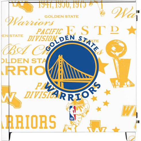 NBA Golden State Warriors Historic Blast Corsair 4000D Tempered Glass Mid-Tower ATX Case Skin