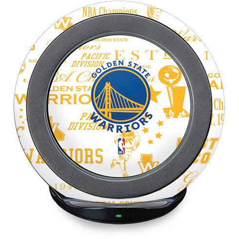 NBA Golden State Warriors Historic Blast Fast Charge Wireless Charging Stand Skin