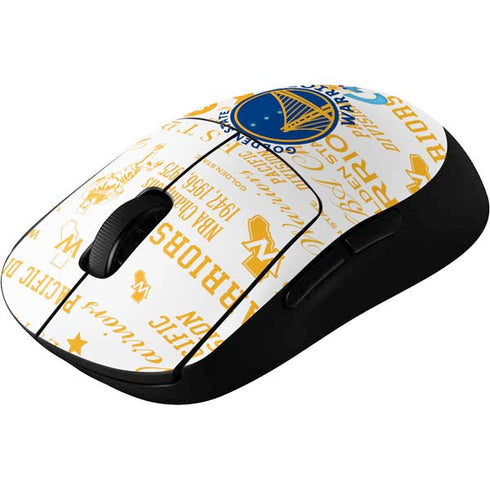 NBA Golden State Warriors Historic Blast G Pro Wireless Gaming Mouse Skin