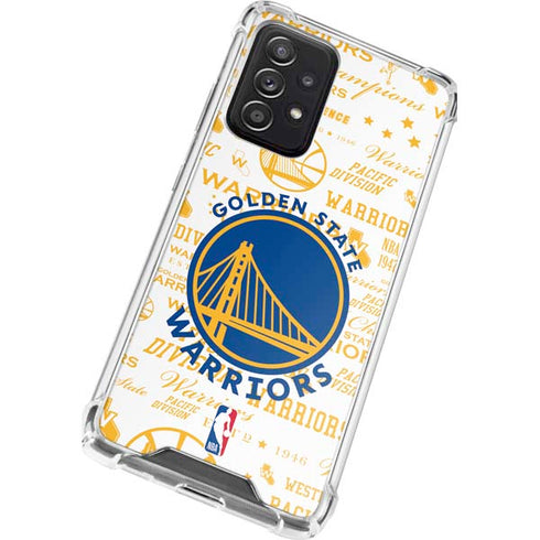 NBA Golden State Warriors Historic Blast Galaxy A52 5G Clear Case