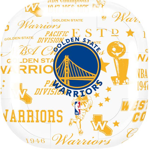 NBA Golden State Warriors Historic Blast Galaxy Buds Live Skin