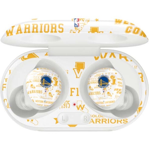 NBA Golden State Warriors Historic Blast Galaxy Buds Plus Skin