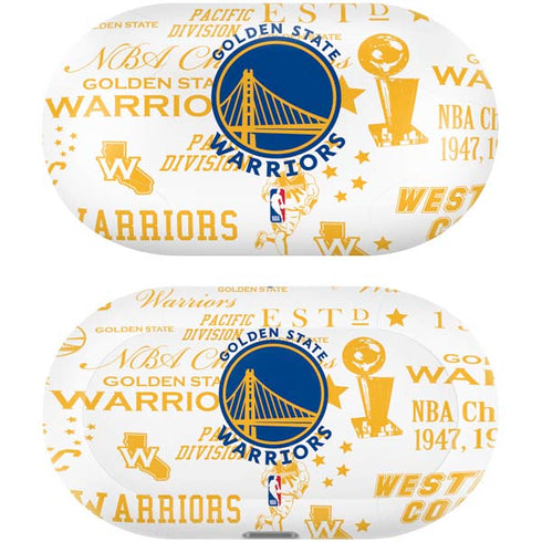 NBA Golden State Warriors Historic Blast Galaxy Buds Plus Skin