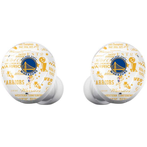 NBA Golden State Warriors Historic Blast Galaxy Buds Plus Skin