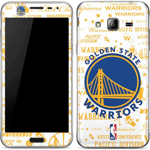 NBA Golden State Warriors Historic Blast Galaxy J3 Skin