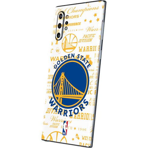 NBA Golden State Warriors Historic Blast Galaxy Note 10 Plus Skin