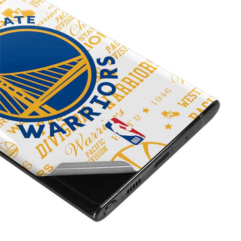 NBA Golden State Warriors Historic Blast Galaxy Note 10 Plus Skin