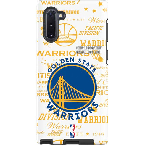 NBA Golden State Warriors Historic Blast Galaxy Note 10 Pro Case