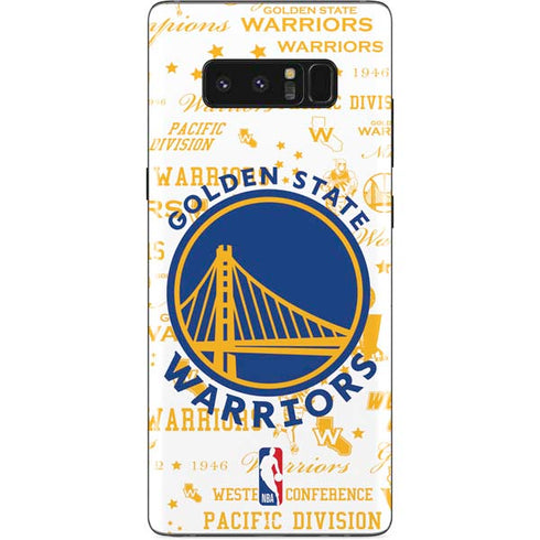 NBA Golden State Warriors Historic Blast Galaxy Note 8 Skin