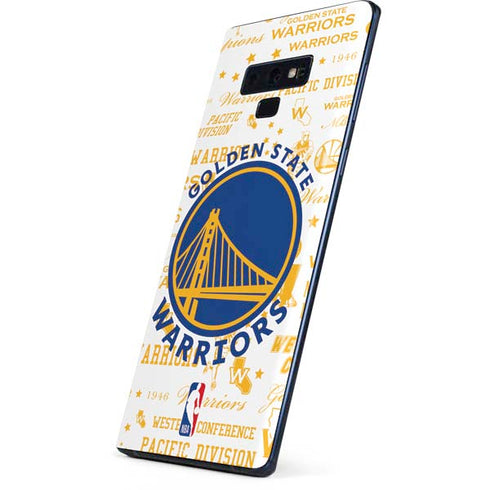 NBA Golden State Warriors Historic Blast Galaxy Note 9 Skin