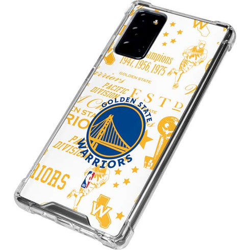 NBA Golden State Warriors Historic Blast Galaxy Note20 5G Clear Case