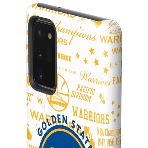 NBA Golden State Warriors Historic Blast Galaxy Note20 5G Pro Case