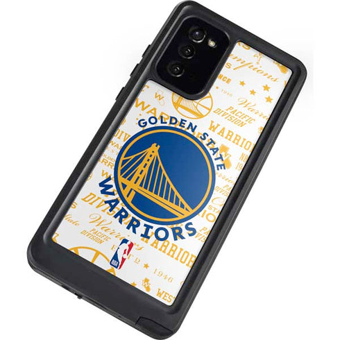 NBA Golden State Warriors Historic Blast Galaxy Note20 5G Waterproof Case