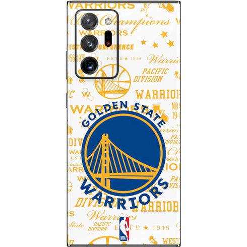 NBA Golden State Warriors Historic Blast Galaxy Note20 Ultra 5G Skin